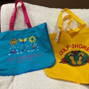Colorful Beach Tote Bags